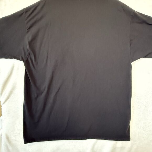 Hanes Mens 2XL Black Graphic Cotton T-Shirt, "These Colors Don't Run" - Picture 6 of 8